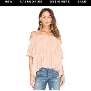 Dusty Rose Off shoulder Top
